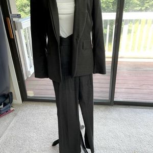 Calvin Klein grey two Piece Pant suit.